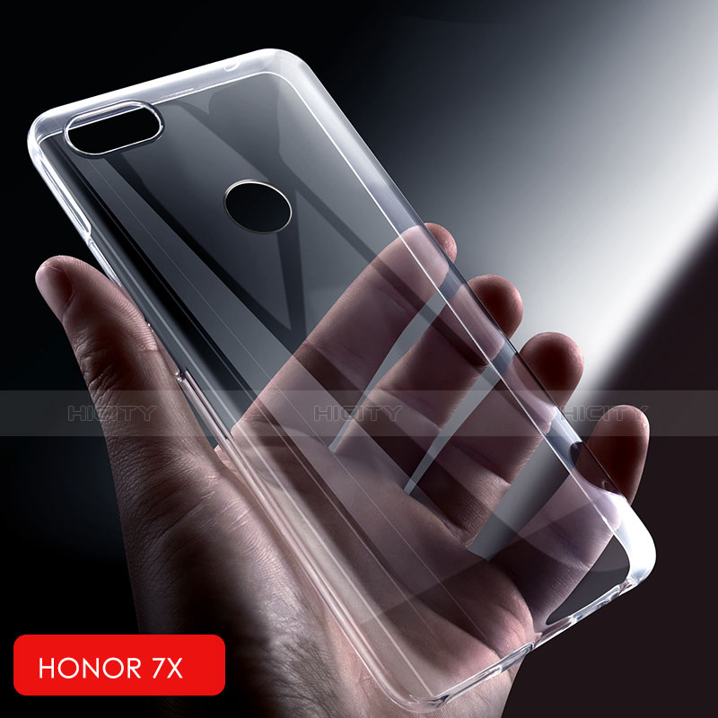 Carcasa Silicona Ultrafina Transparente T02 para Huawei Honor 7X Claro