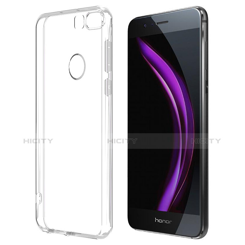 Carcasa Silicona Ultrafina Transparente T02 para Huawei Honor 8 Claro