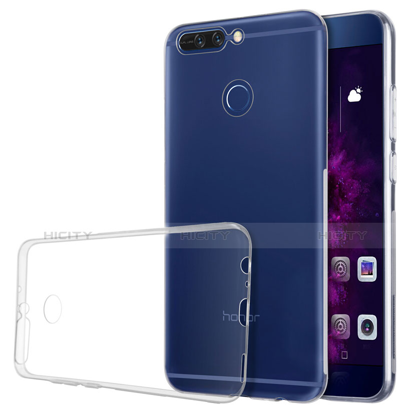 Carcasa Silicona Ultrafina Transparente T02 para Huawei Honor 8 Pro Claro