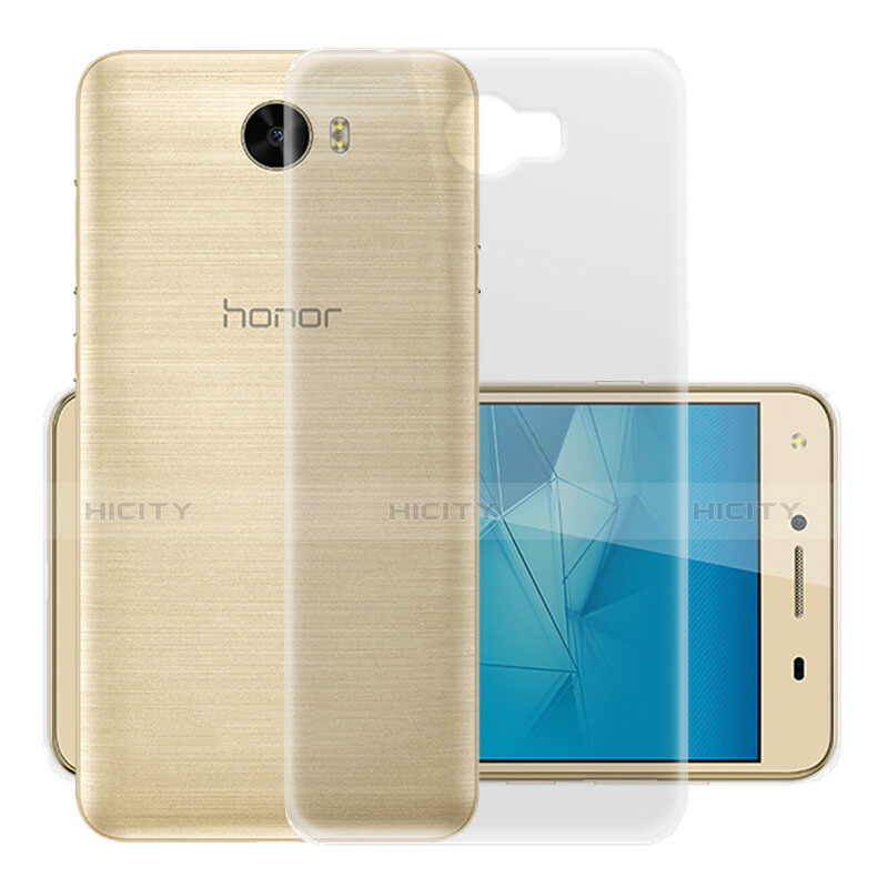 Carcasa Silicona Ultrafina Transparente T02 para Huawei Honor Play 5 Claro