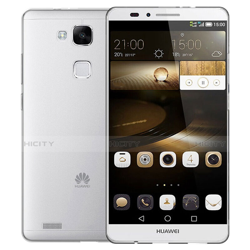 Carcasa Silicona Ultrafina Transparente T02 para Huawei Mate 7 Claro