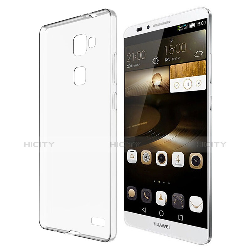 Carcasa Silicona Ultrafina Transparente T02 para Huawei Mate 7 Claro