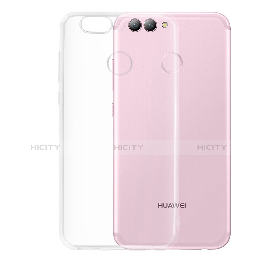 Carcasa Silicona Ultrafina Transparente T02 para Huawei Nova 2 Plus Claro