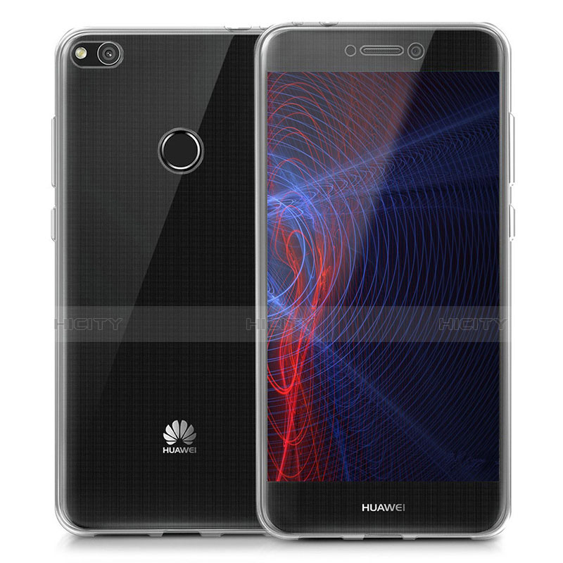 Carcasa Silicona Ultrafina Transparente T02 para Huawei P8 Lite (2017) Claro