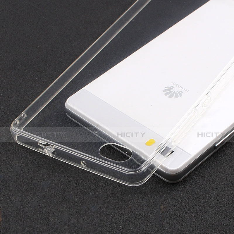 Carcasa Silicona Ultrafina Transparente T02 para Huawei P8 Lite Claro