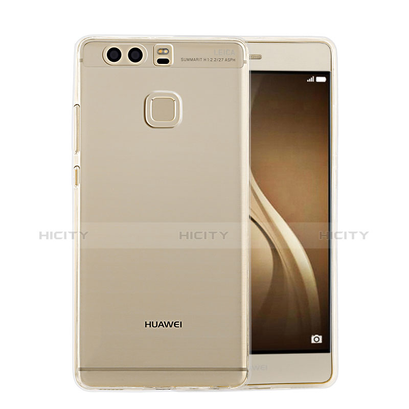 Carcasa Silicona Ultrafina Transparente T02 para Huawei P9 Plus Claro