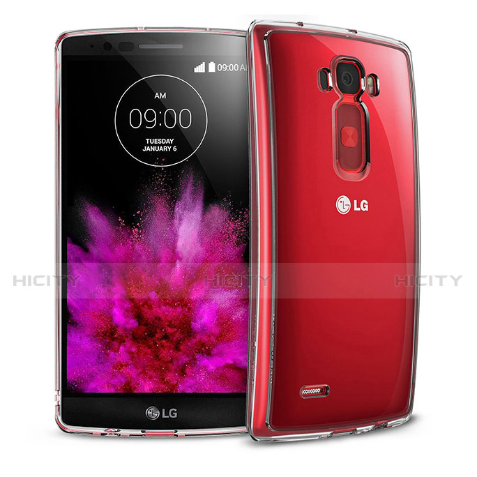 Carcasa Silicona Ultrafina Transparente T02 para LG G Flex 2 Claro