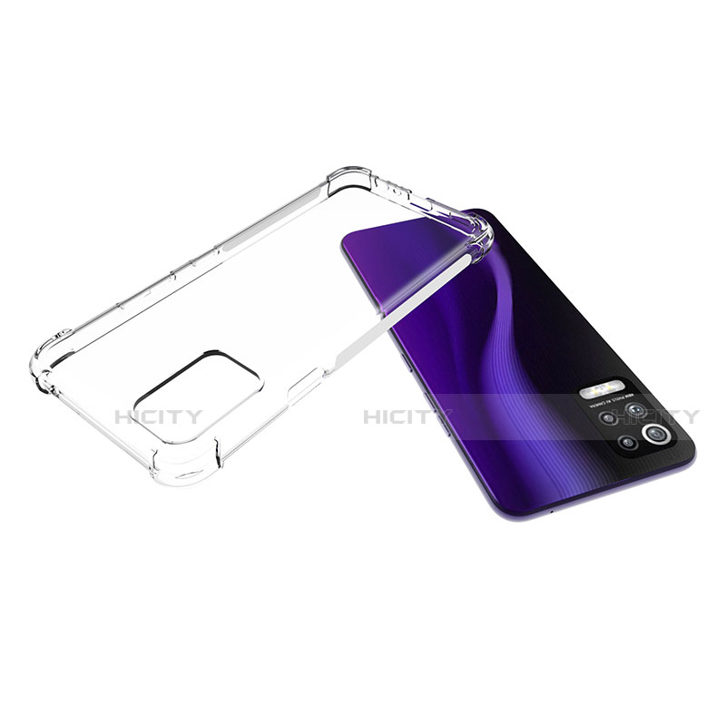 Carcasa Silicona Ultrafina Transparente T02 para LG K52 Claro