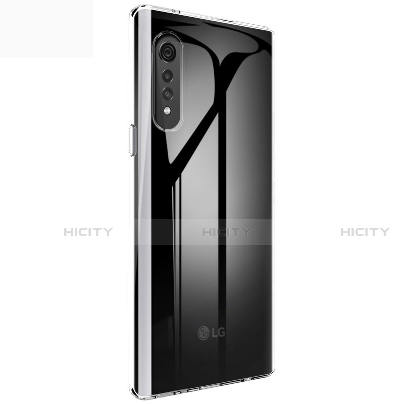 Carcasa Silicona Ultrafina Transparente T02 para LG Velvet 5G Claro
