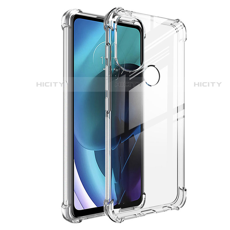 Carcasa Silicona Ultrafina Transparente T02 para Motorola Moto G60 Claro