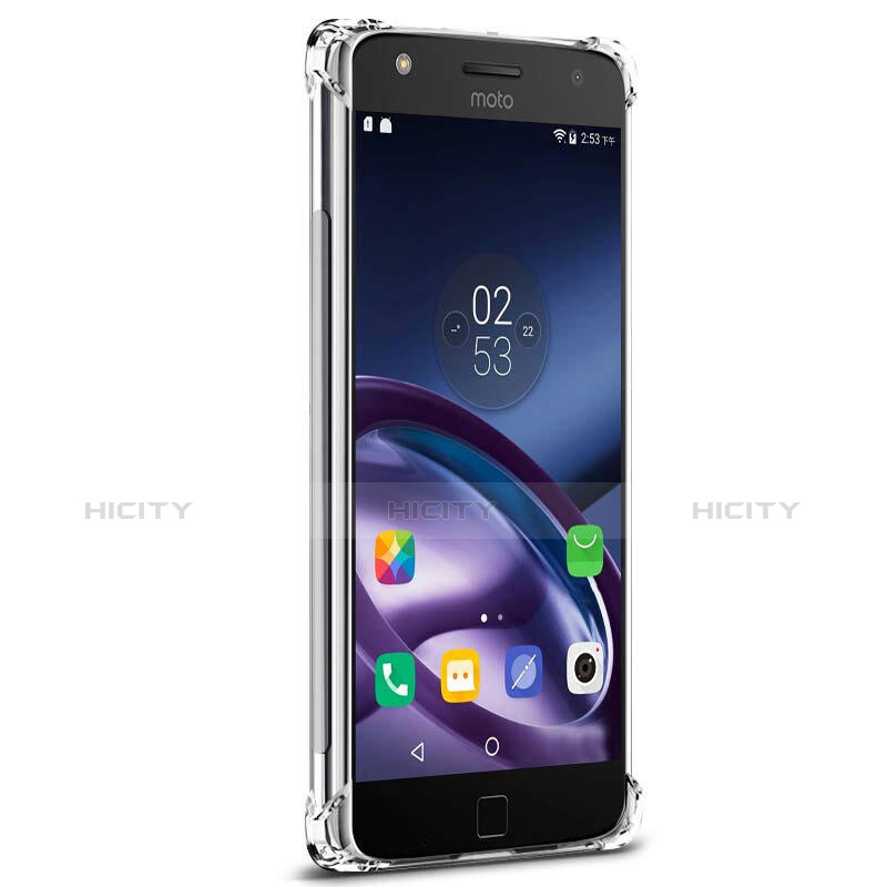 Carcasa Silicona Ultrafina Transparente T02 para Motorola Moto Z Play Claro