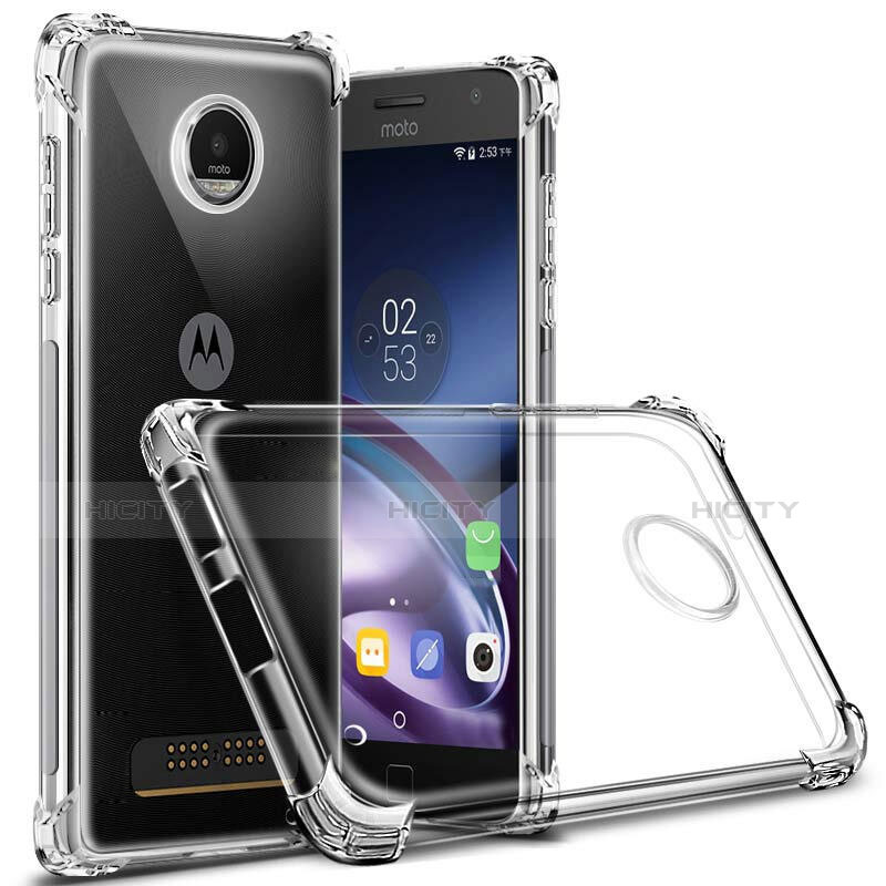 Carcasa Silicona Ultrafina Transparente T02 para Motorola Moto Z Play Claro