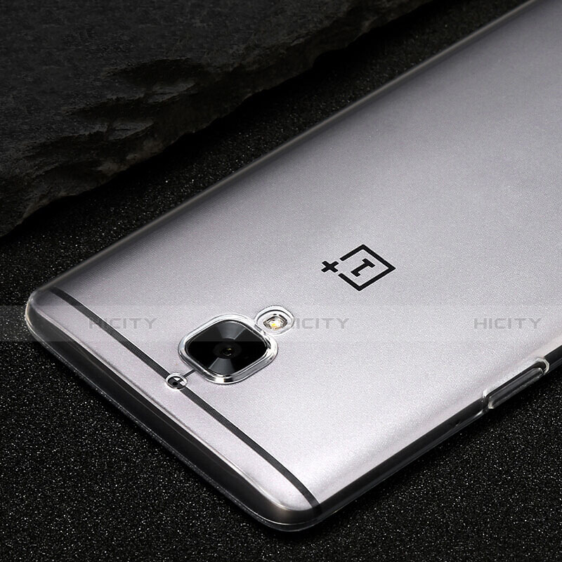 Carcasa Silicona Ultrafina Transparente T02 para OnePlus 3T Claro