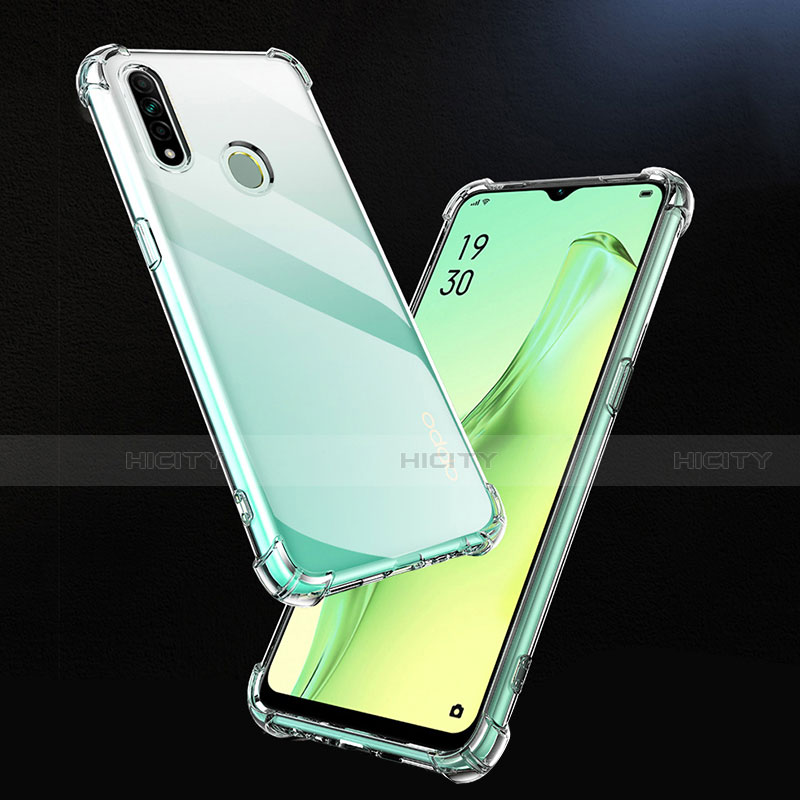 Carcasa Silicona Ultrafina Transparente T02 para Oppo A31 Claro