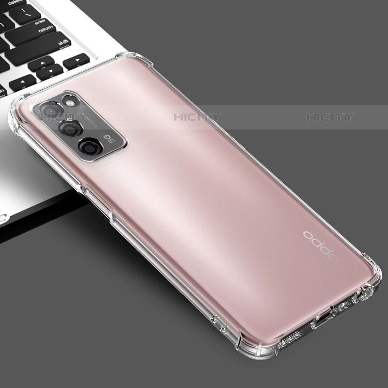 Carcasa Silicona Ultrafina Transparente T02 para Oppo A55 5G Claro