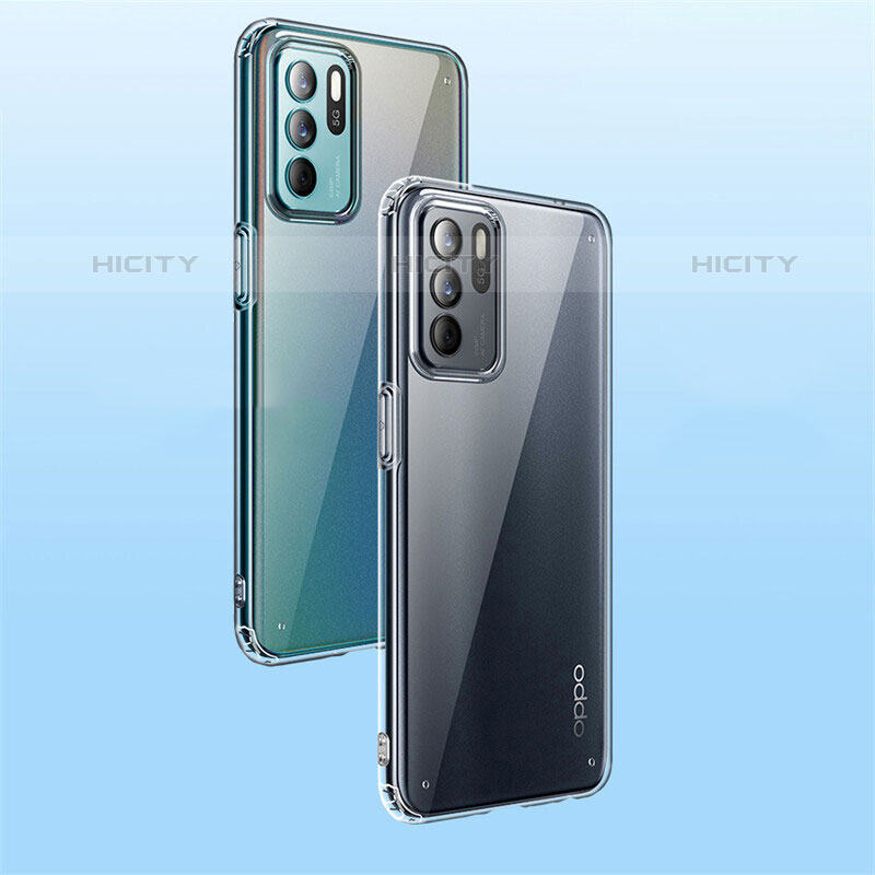 Carcasa Silicona Ultrafina Transparente T02 para Oppo Reno6 Z 5G Claro