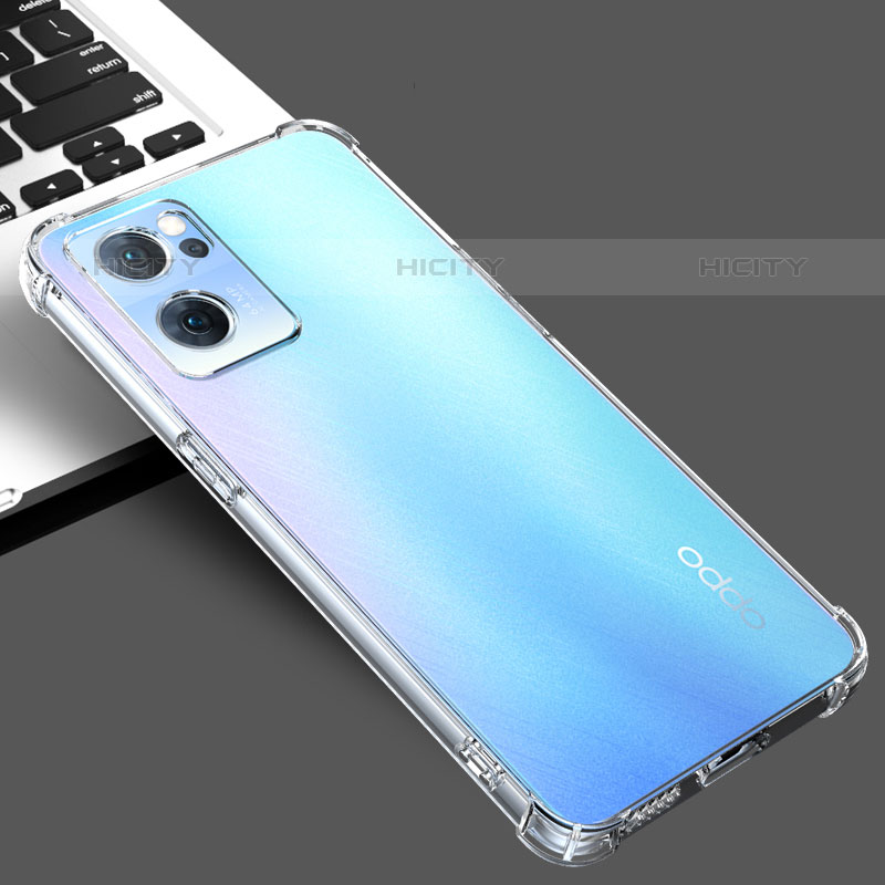 Carcasa Silicona Ultrafina Transparente T02 para Oppo Reno7 5G Claro