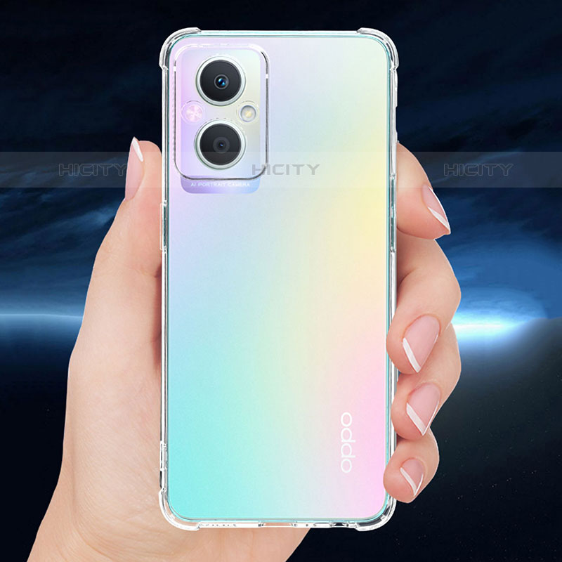 Carcasa Silicona Ultrafina Transparente T02 para Oppo Reno8 Z 5G Claro