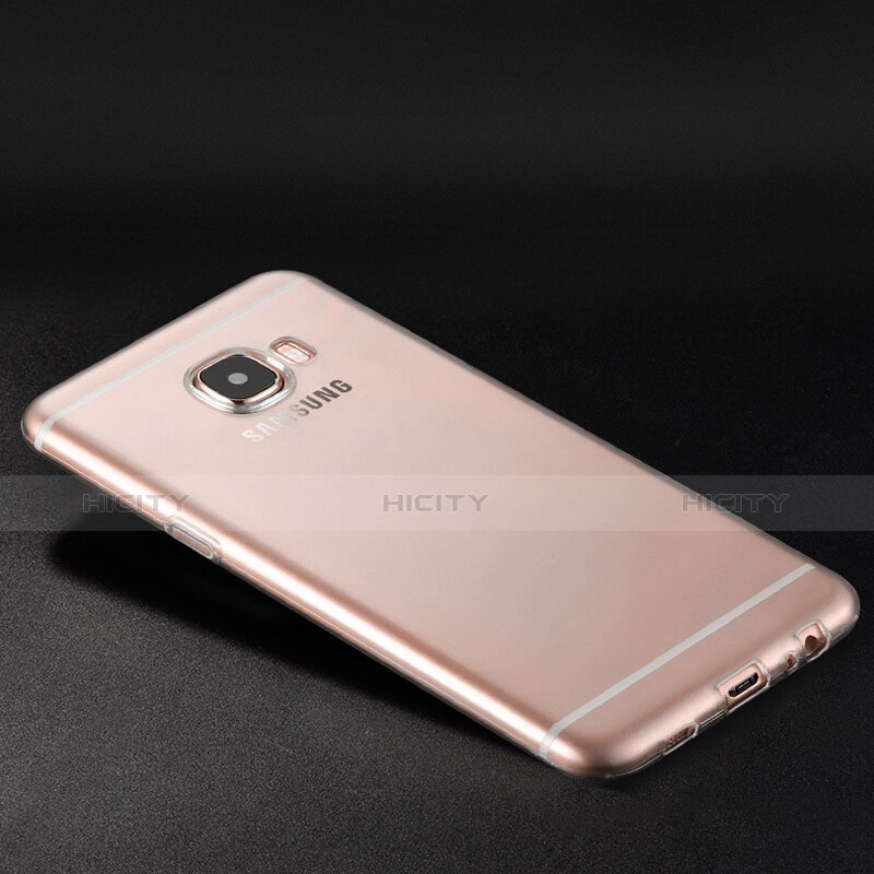 Carcasa Silicona Ultrafina Transparente T02 para Samsung Galaxy C7 Pro C7010 Claro