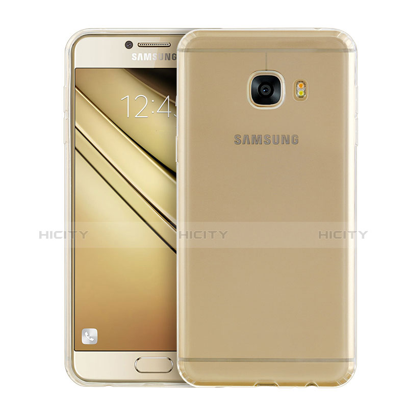 Carcasa Silicona Ultrafina Transparente T02 para Samsung Galaxy C7 SM-C7000 Claro