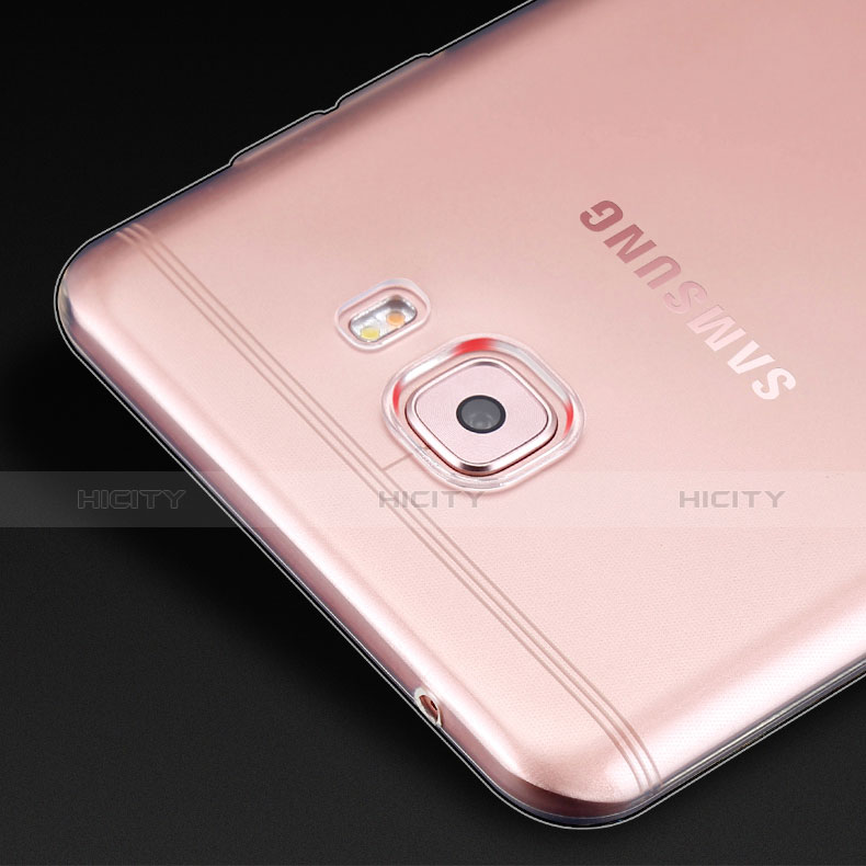 Carcasa Silicona Ultrafina Transparente T02 para Samsung Galaxy C9 Pro C9000 Claro
