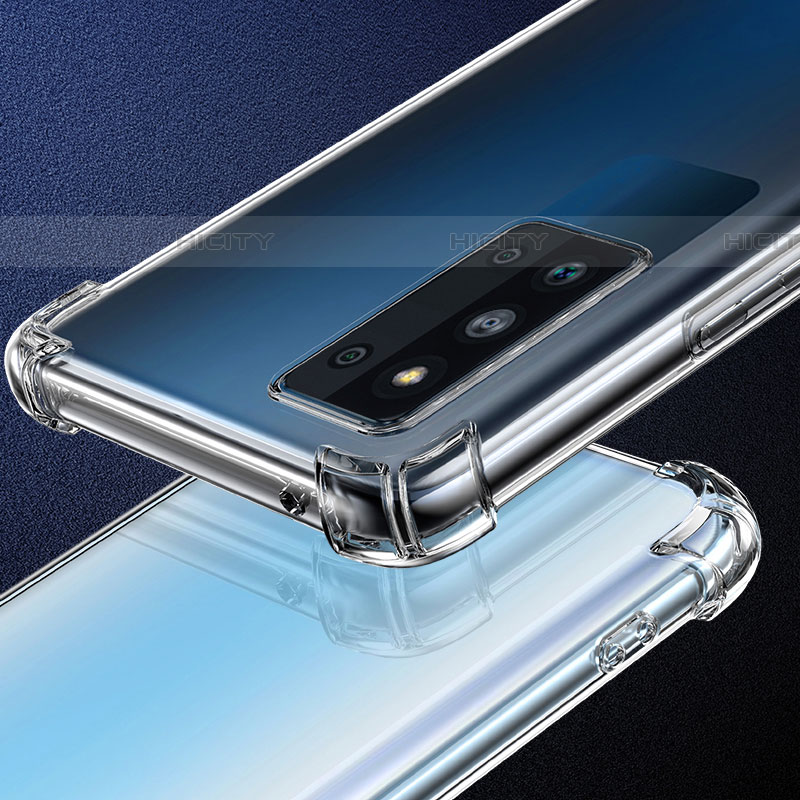 Carcasa Silicona Ultrafina Transparente T02 para Samsung Galaxy F52 5G Claro
