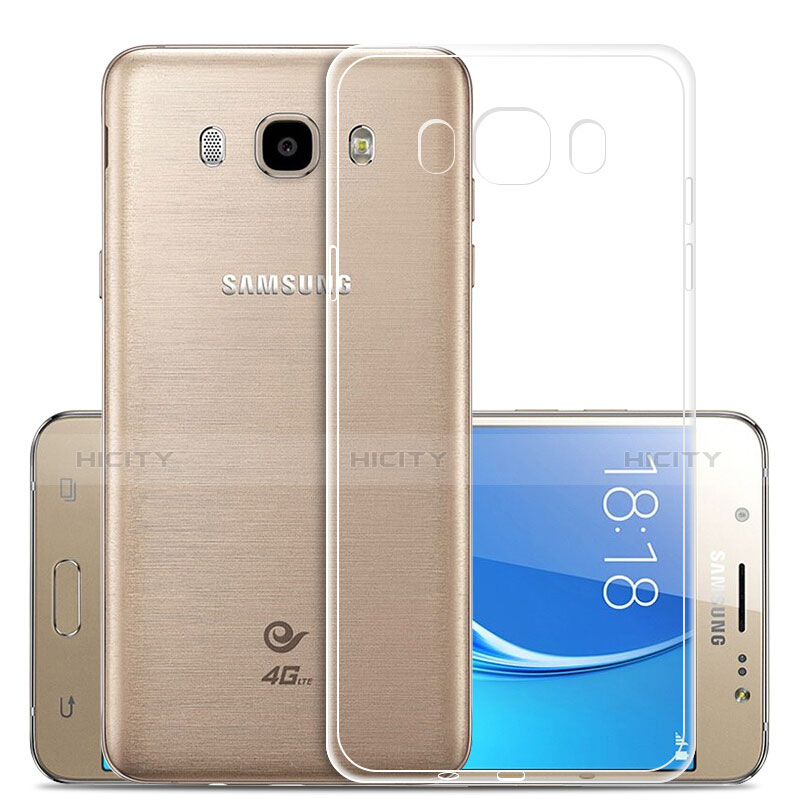 Carcasa Silicona Ultrafina Transparente T02 para Samsung Galaxy J5 Duos (2016) Claro