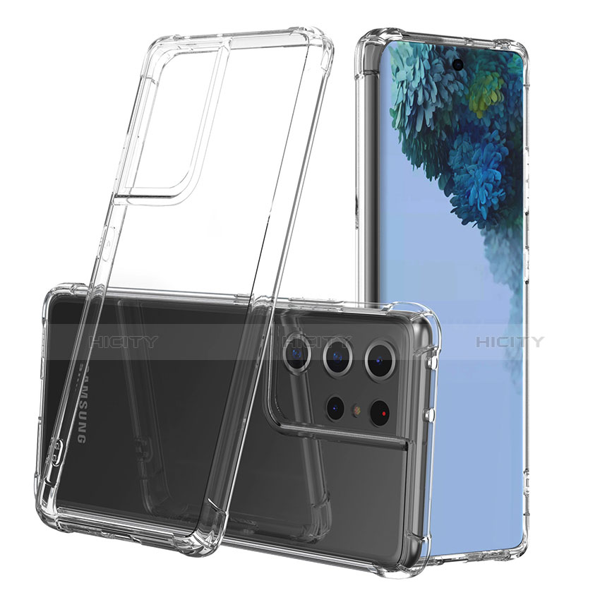 Carcasa Silicona Ultrafina Transparente T02 para Samsung Galaxy S21 Ultra 5G