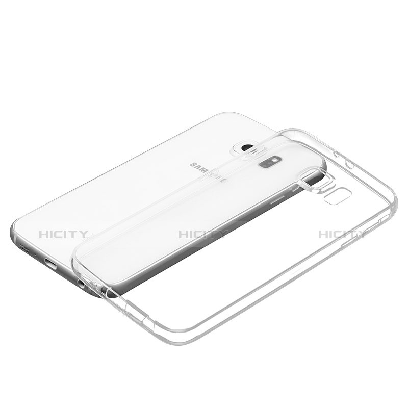 Carcasa Silicona Ultrafina Transparente T02 para Samsung Galaxy S6 Duos SM-G920F G9200 Claro