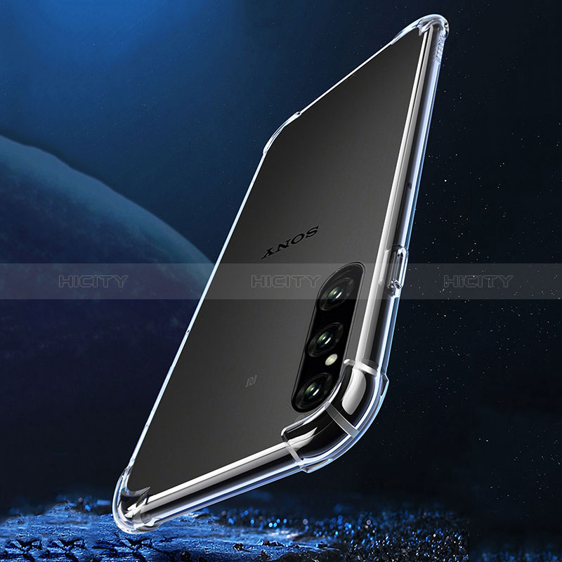 Carcasa Silicona Ultrafina Transparente T02 para Sony Xperia 1 V Claro