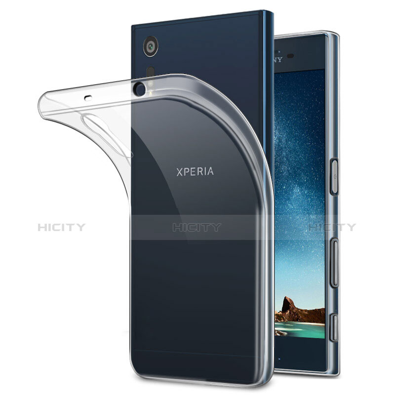 Carcasa Silicona Ultrafina Transparente T02 para Sony Xperia XZ Claro