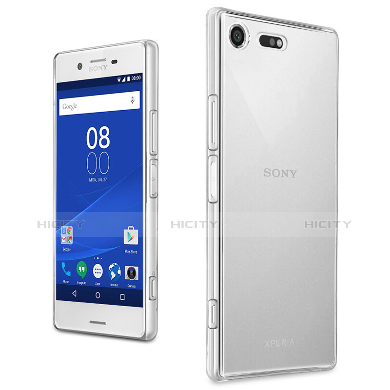 Carcasa Silicona Ultrafina Transparente T02 para Sony Xperia XZ Premium Claro