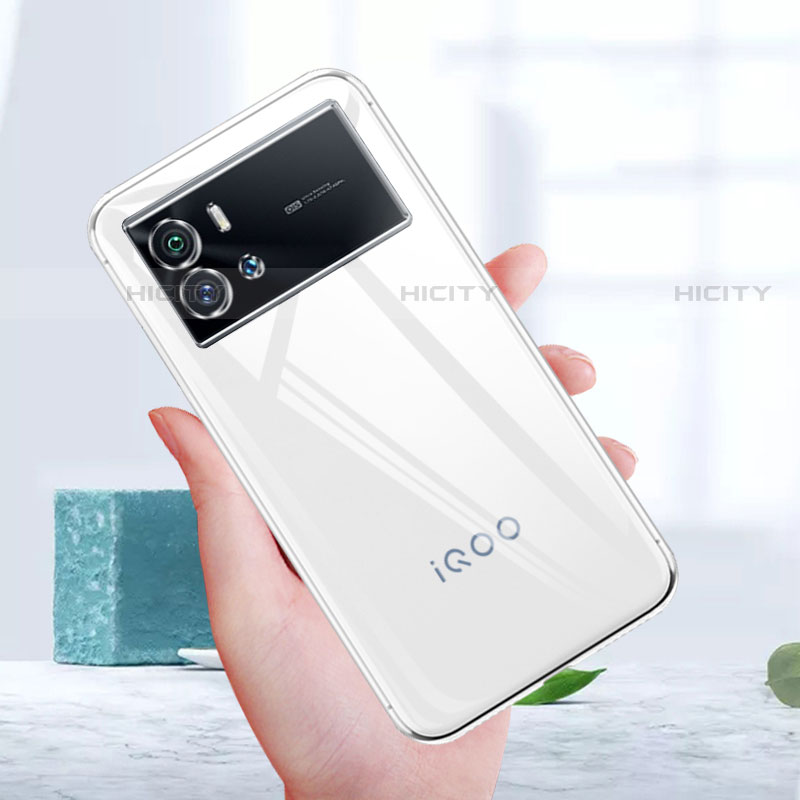 Carcasa Silicona Ultrafina Transparente T02 para Vivo iQOO 9 Pro 5G Claro
