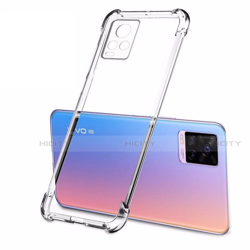 Carcasa Silicona Ultrafina Transparente T02 para Vivo V20 Pro 5G Claro