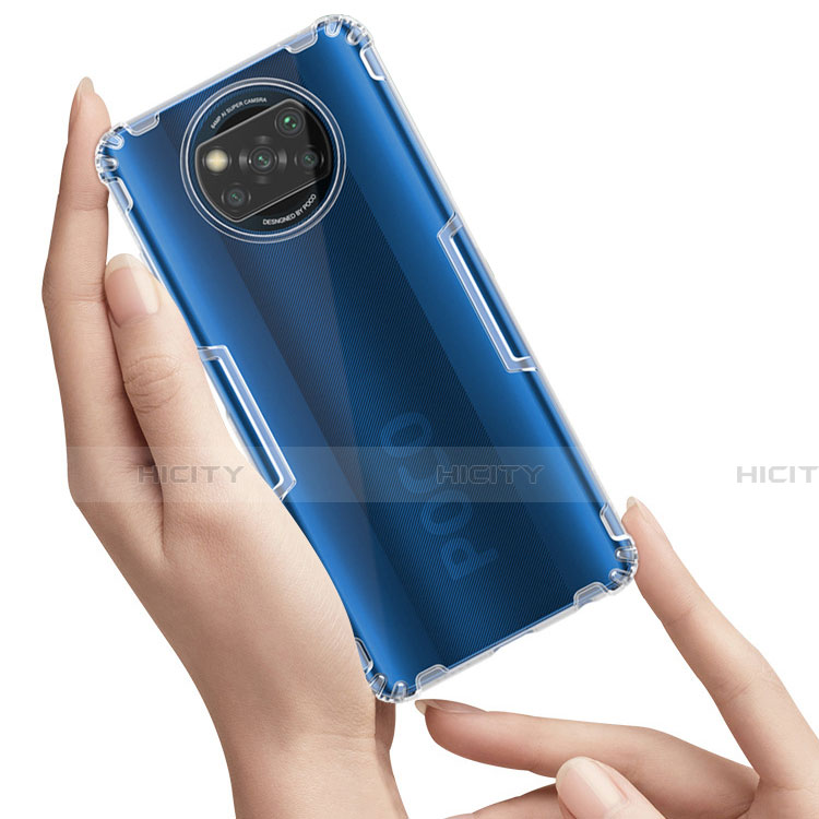 Carcasa Silicona Ultrafina Transparente T02 para Xiaomi Poco X3 Claro