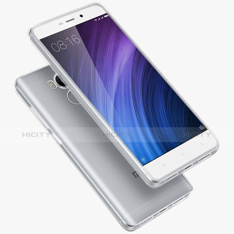 Carcasa Silicona Ultrafina Transparente T02 para Xiaomi Redmi 4 Prime High Edition Claro