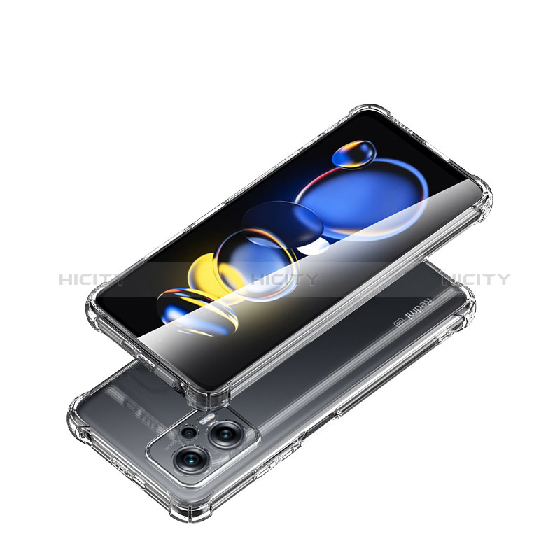 Carcasa Silicona Ultrafina Transparente T02 para Xiaomi Redmi Note 11T Pro+ Plus 5G Claro