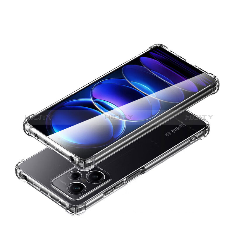 Carcasa Silicona Ultrafina Transparente T02 para Xiaomi Redmi Note 12 Pro 5G Claro