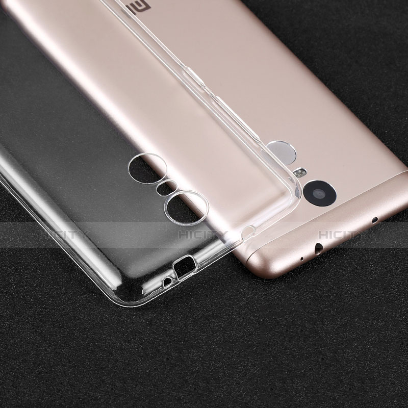 Carcasa Silicona Ultrafina Transparente T02 para Xiaomi Redmi Note 3 MediaTek Claro