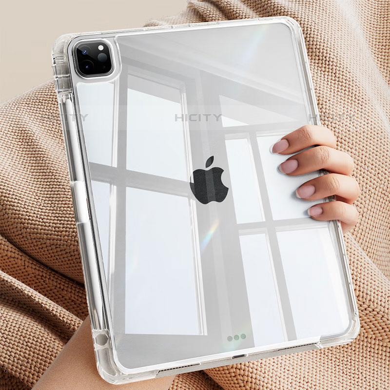 Carcasa Silicona Ultrafina Transparente T03 para Apple iPad Pro 12.9 (2020) Claro