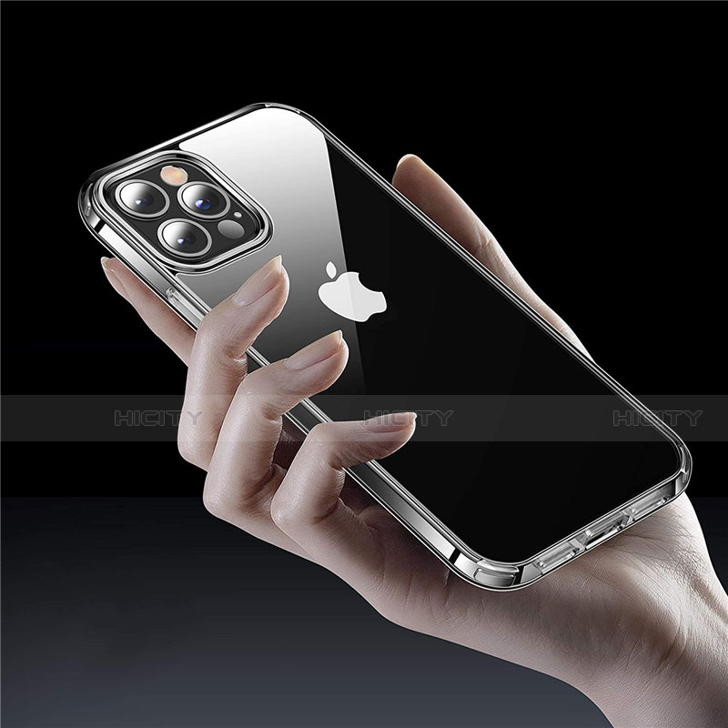 Carcasa Silicona Ultrafina Transparente T03 para Apple iPhone 12 Pro Max Claro