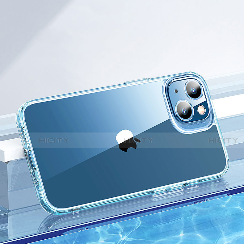 Carcasa Silicona Ultrafina Transparente T03 para Apple iPhone 13 Mini Claro