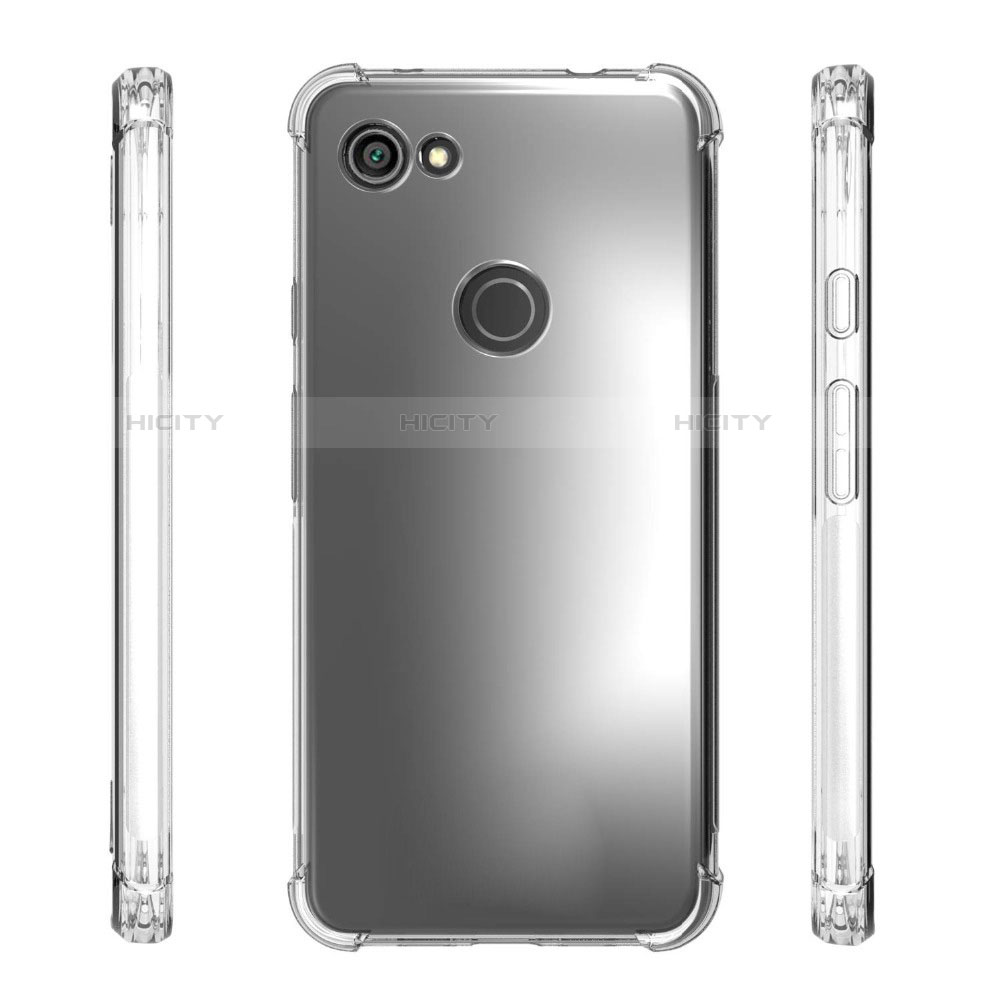 Carcasa Silicona Ultrafina Transparente T03 para Google Pixel 3a Claro