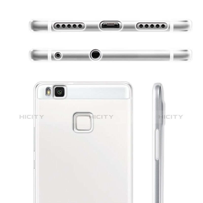 Carcasa Silicona Ultrafina Transparente T03 para Huawei G9 Lite Claro