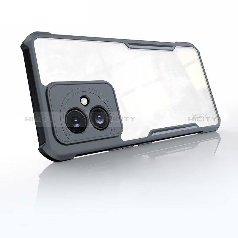 Carcasa Silicona Ultrafina Transparente T03 para Huawei Honor 100 5G Negro