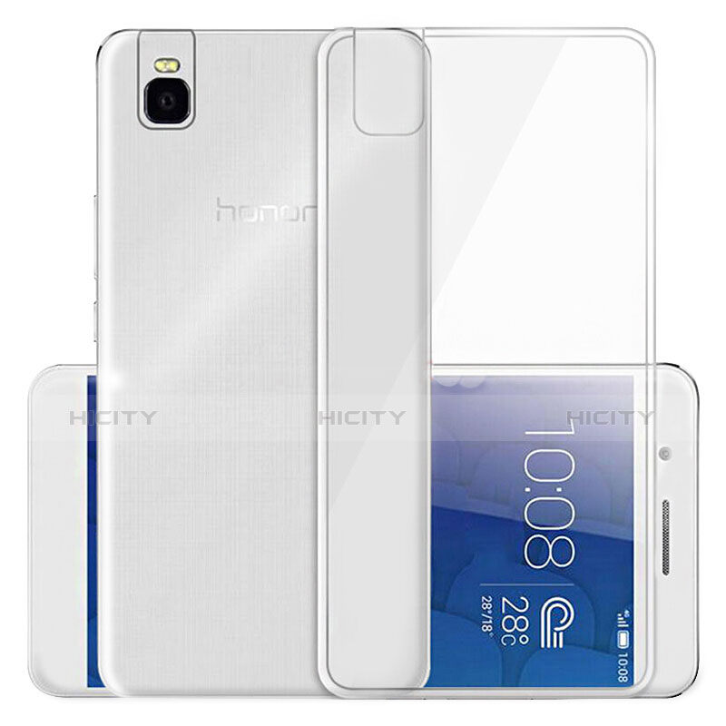 Carcasa Silicona Ultrafina Transparente T03 para Huawei Honor 7i shot X Claro