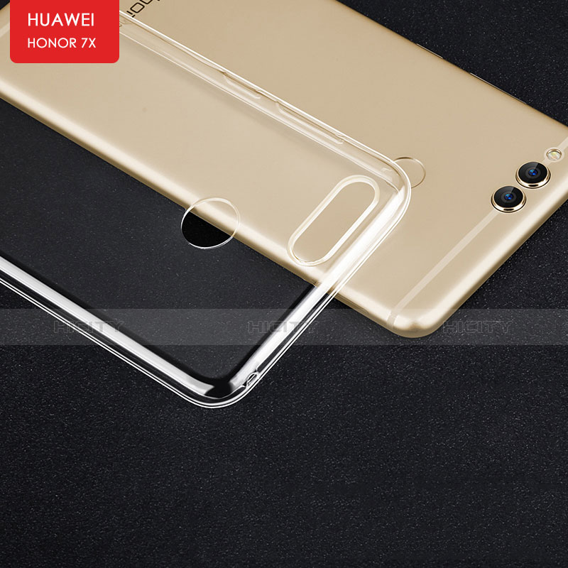 Carcasa Silicona Ultrafina Transparente T03 para Huawei Honor Play 7X Claro