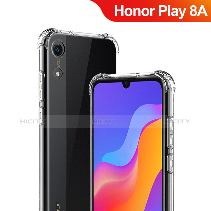 Carcasa Silicona Ultrafina Transparente T03 para Huawei Honor Play 8A Claro