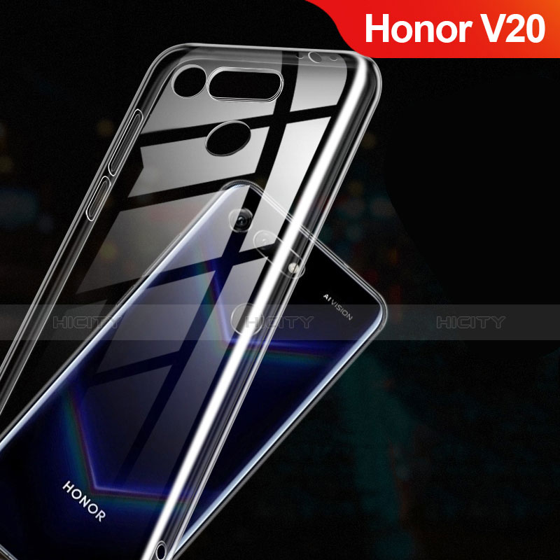 Carcasa Silicona Ultrafina Transparente T03 para Huawei Honor V20 Claro