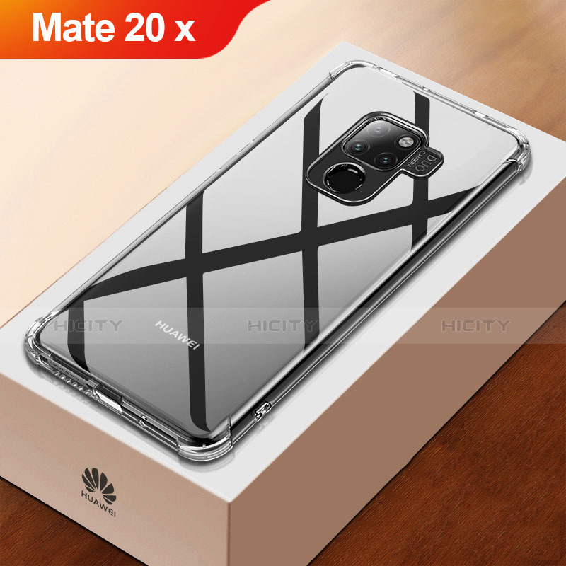 Carcasa Silicona Ultrafina Transparente T03 para Huawei Mate 20 X Claro